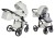 Wózek wielofunkcyjny Junama Fluo V3 Individual 15 White/Silver