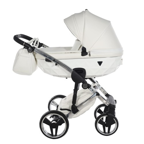 Wózek wielofunkcyjny Junama Fluo V3 Individual 15 White/Silver