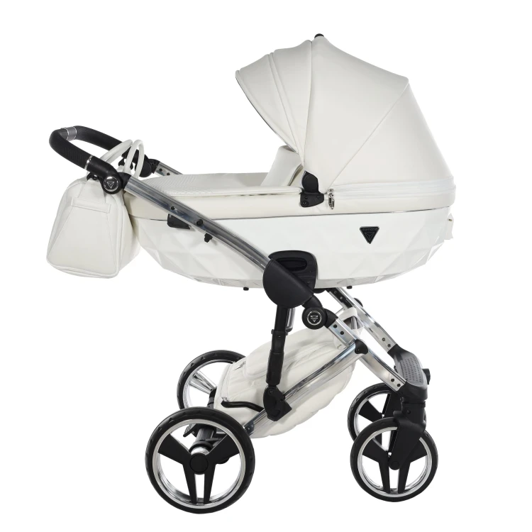 Wózek wielofunkcyjny Junama Fluo V3 Individual 15 White/Silver