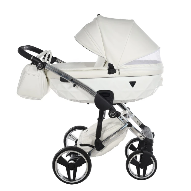 Wózek wielofunkcyjny Junama Fluo V3 Individual 15 White/Silver