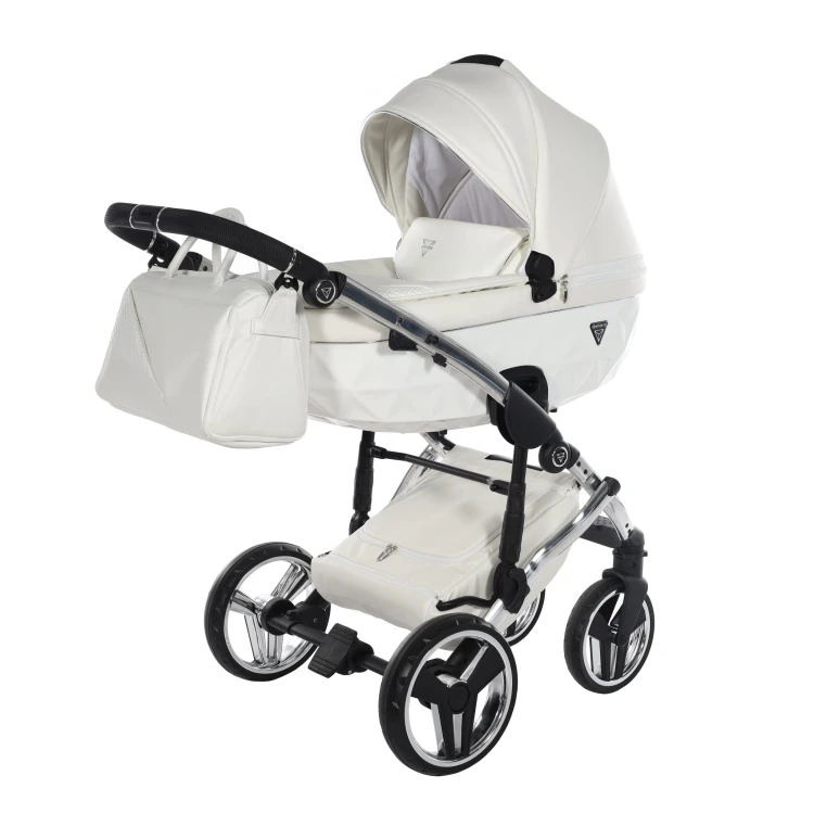 Wózek wielofunkcyjny Junama Fluo V3 Individual 15 White/Silver