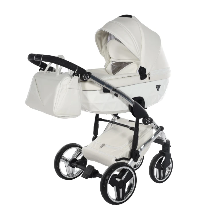 Wózek wielofunkcyjny Junama Fluo V3 Individual 15 White/Silver
