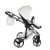 Wózek wielofunkcyjny Junama Fluo V3 Individual 15 White/Silver