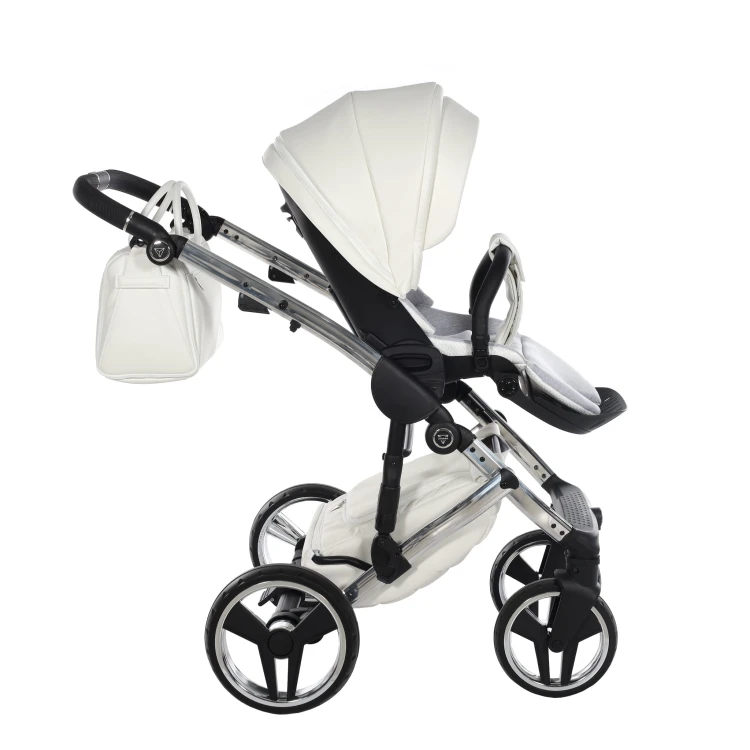 Wózek wielofunkcyjny Junama Fluo V3 Individual 15 White/Silver