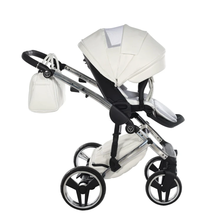 Wózek wielofunkcyjny Junama Fluo V3 Individual 15 White/Silver