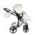 Wózek wielofunkcyjny Junama Fluo V3 Individual 15 White/Silver