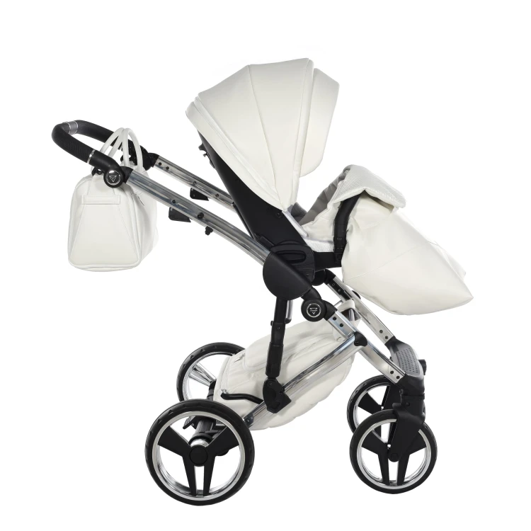 Wózek wielofunkcyjny Junama Fluo V3 Individual 15 White/Silver