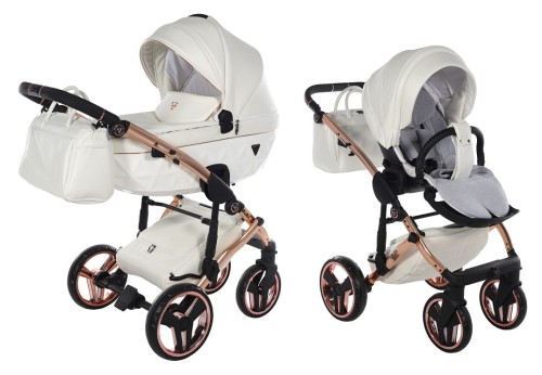 Wózek wielofunkcyjny Junama Fluo V3 Individual 16 White/Copper