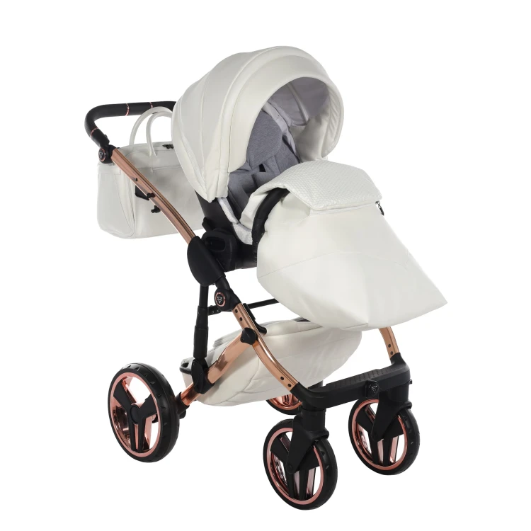 Wózek wielofunkcyjny Junama Fluo V3 Individual 16 White/Copper