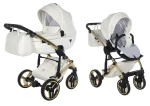 Wózek wielofunkcyjny Junama Fluo V3 Individual  17 White/Gold
