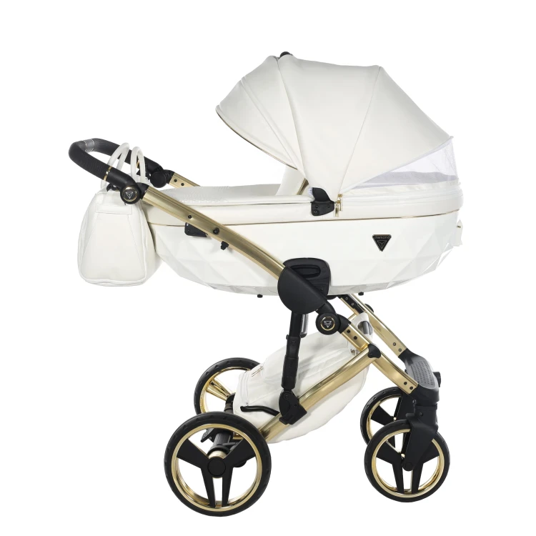 Wózek wielofunkcyjny Junama Fluo V3 Individual 17 White/Gold