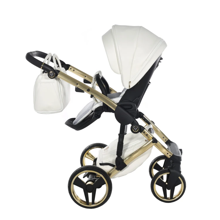 Wózek wielofunkcyjny Junama Fluo V3 Individual 17 White/Gold