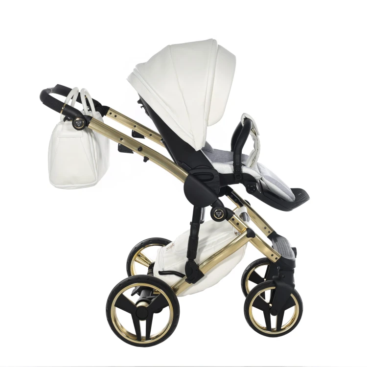 Wózek wielofunkcyjny Junama Fluo V3 Individual 17 White/Gold