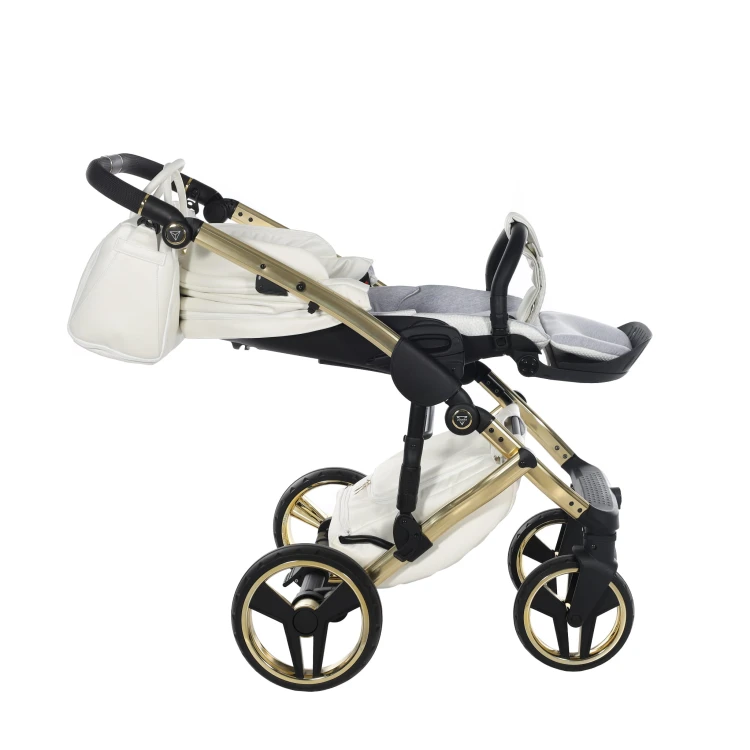 Wózek wielofunkcyjny Junama Fluo V3 Individual 17 White/Gold