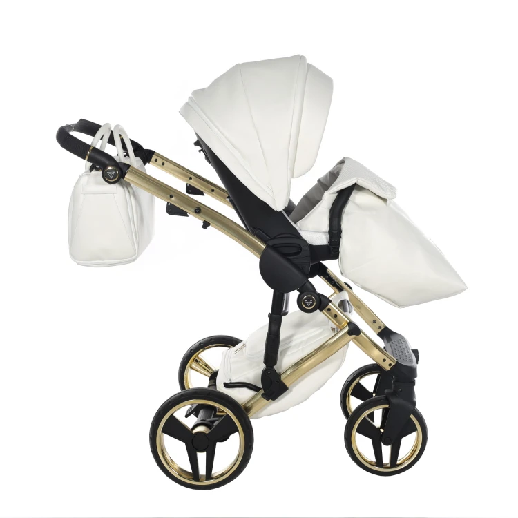 Wózek wielofunkcyjny Junama Fluo V3 Individual 17 White/Gold