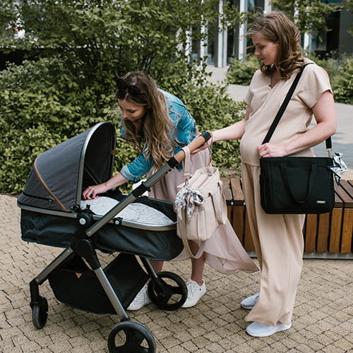 Torba dla mamy i do wózka Babyono Carmen beżowa