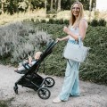 Torba dla mamy i do wózka Babyono Carmen szara