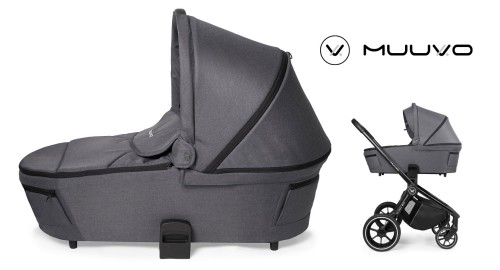 Gondola Muuvo Quick 3.0 Iron Graphite (z opcjonalnym stelażem Quick 3.0)