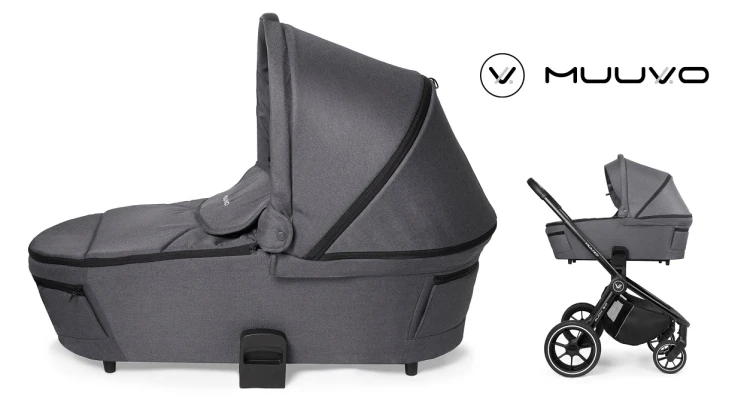 Gondola Muuvo Quick 3.0 Iron Graphite (z opcjonalnym stelażem Quick 3.0)