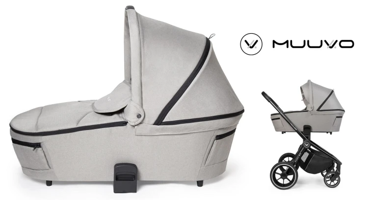 Gondola Muuvo Quick 3.0 Steel Grey (z opcjonalnym stelażem Quick 3.0)