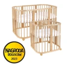 Łóżeczko Waldin 7w1 z materacem Natural