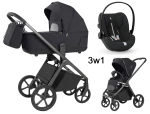 Carrello Vector  3w1 Shadow Black CRL-6551 + fotelik Cybex Cloud G+ 