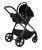Fotelik samochodowy Dada Prams Toss 0-13kg Black (na opcjonalnym stelażu wózka do kupienia osobno)