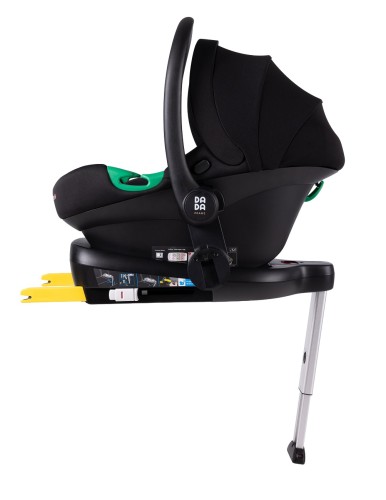 Fotelik samochodowy Dada Prams Toss 0-13kg Black+baza Isofix
