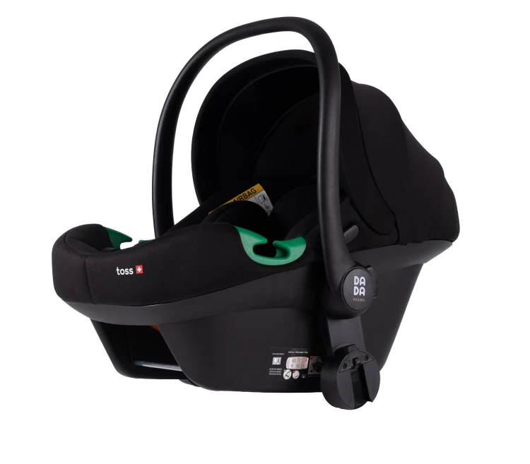 Fotelik samochodowy Dada Prams Toss 0-13kg Black+baza Isofix