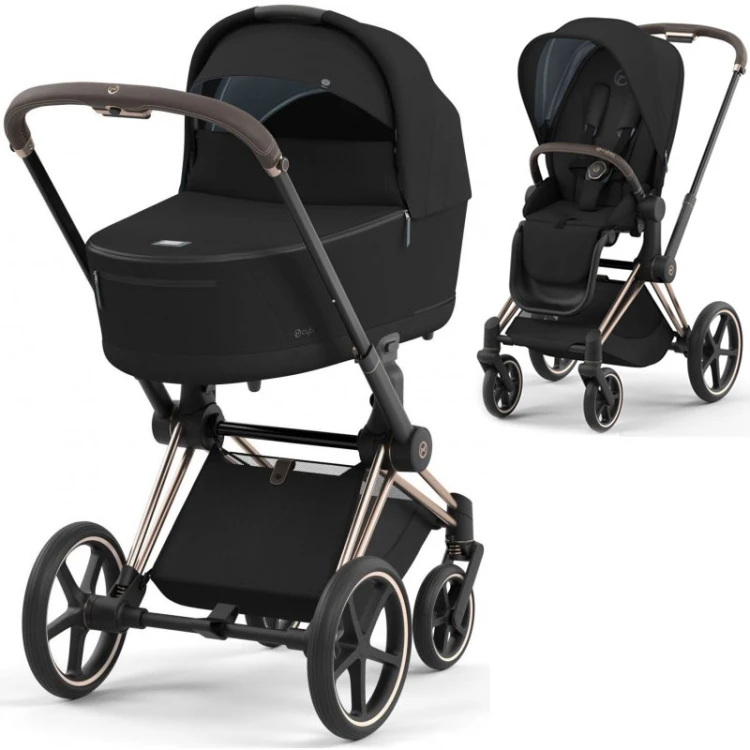 Wózek wielofunkcyjny Cybex Priam 4.0 Rosegold  kolor Stardust Black Plus