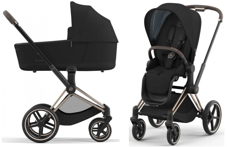 Wózek wielofunkcyjny Cybex Priam 4.0 Rosegold kolor Stardust Black Plus