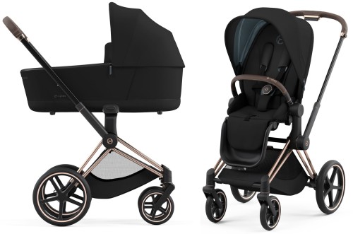 Wózek wielofunkcyjny Cybex Priam 4.0 Rosegold kolor Deep Black