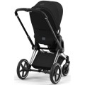 Wózek wielofunkcyjny 2w1 Cybex Priam 4.0 Chrome Black kolor Deep Black