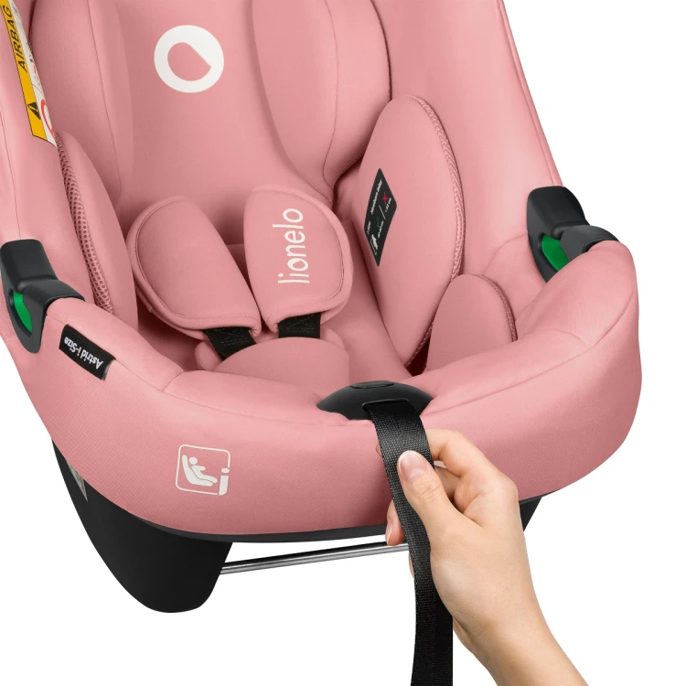 Fotelik samochodowy Lionelo Astrid i-Size 0-13kg Pink Coral