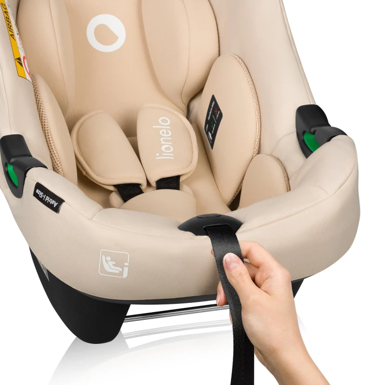 Fotelik samochodowy Lionelo Astrid i-Size 0-13kg Beige Sand