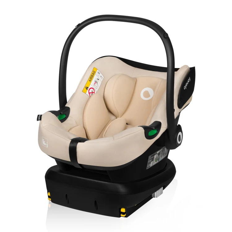 Fotelik samochodowy Lionelo Astrid i-Size 0-13kg Beige Sand (z opcjonalną bazą Isofix do kupienia osobno)