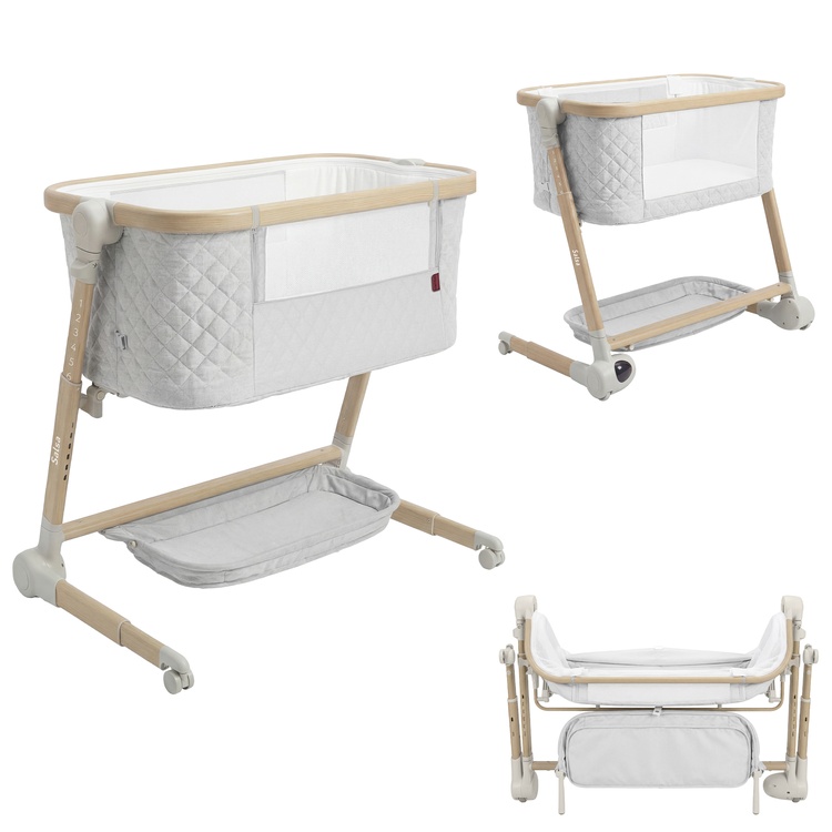 Łóżeczko Carrello Salsa Velora Grey CRL-16507