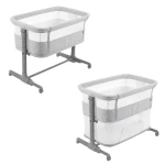 Łóżeczko Carrello Picto Tao Grey CRL-16506
