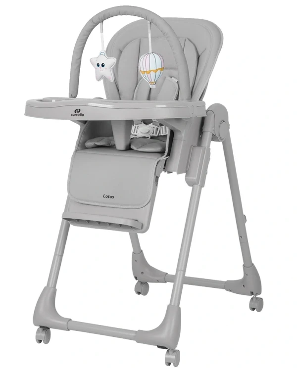 Krzesełko do karmienia Carrello Lotus Alba Grey CRL-12101