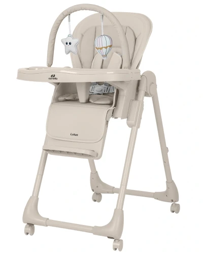Krzesełko do karmienia Carrello Lotus Dune Beige CRL-12101