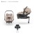 Fotelik samochodowy Avionaut Pixel 3 Beige 0-13kg + baza IQ Orbit
