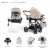 Fotelik samochodowy Avionaut Pixel 3 Beige 0-13kg + baza IQ Orbit