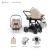 Fotelik samochodowy Avionaut Pixel 3 Beige 0-13kg + baza IQ Orbit