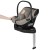 Fotelik samochodowy Lionelo Astrid i-Size Set Plus 0-13kg Beige Taupe