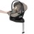 Fotelik samochodowy Lionelo Astrid i-Size Set Plus 0-13kg Beige Taupe