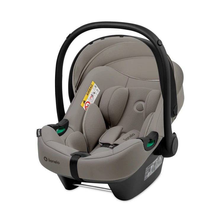 Fotelik samochodowy Lionelo Astrid i-Size Set Plus 0-13kg Beige Taupe