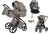 Wózek 4w1 Carrello Vector F Flannel Beige CRL-6700+fotelik Astrid i-Size+baza obrotowa Lionelo