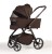 Wózek wielofunkcyjny Dada Prams Flux 2w1 Chocolate