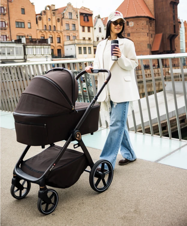 Wózek wielofunkcyjny Dada Prams Flux 2w1 Chocolate