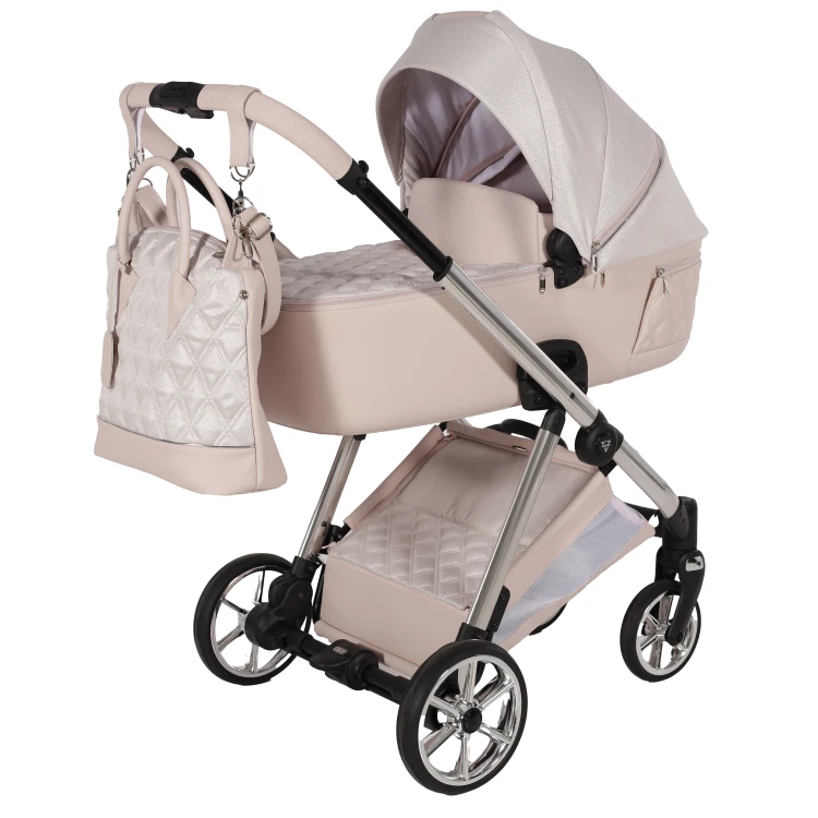 Wózek wielofunkcyjny Junama Ellegante Lamé 01 Pink